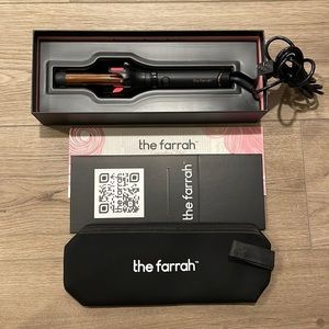 NIB The Farrah Automatic Hair Curling Iron Wand 1 Inch